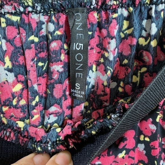 NWT One 5 One floral midi pleated skirt size S - Picture 5 of 8